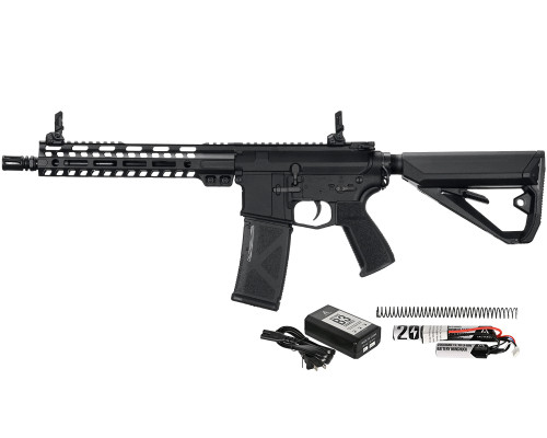 Arcturus LWT MK-IV CQB 11.5" Sport SE AEG Airsoft Gun Starter Pack - Black