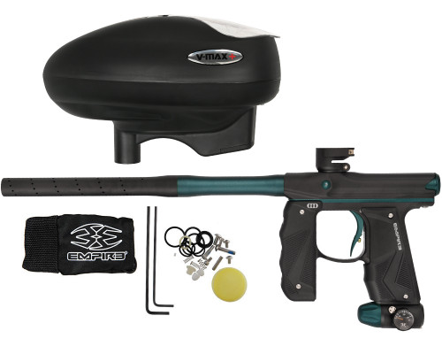 Empire Mini GS TP Paintball Gun w/ Valken V-Max Plus+ Loader