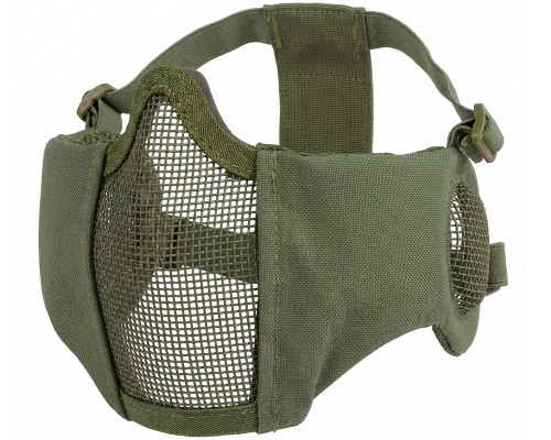 BSX Balaclava Mesh Airsoft Mask - OD Green