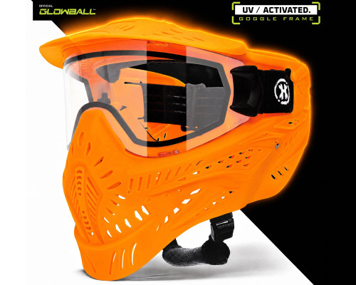 HK Army HSTL Glowball Goggle w/ Clear Lens - UV Orange