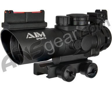 Aim Sports Prismatic Series 4X32mm Rifle Scope w/ Tri-Illumination & Arrow Reticle (JTAPO432G)