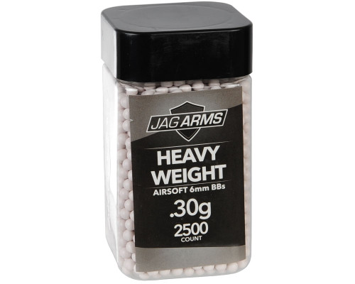 Jag Arms Heavy Weight .30g Airsoft BB's - 2,500 Rounds