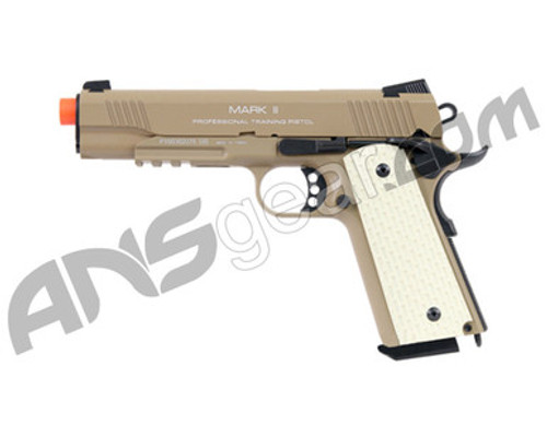 KWA M1911 MKII PTP Gas Airsoft Pistol - Tan