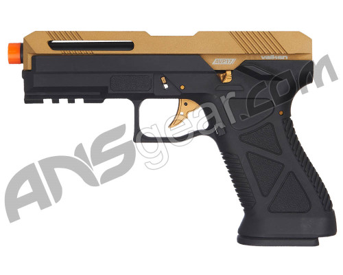 Valken AVP 17 Gas Blowback Airsoft Pistol - Black/Gold