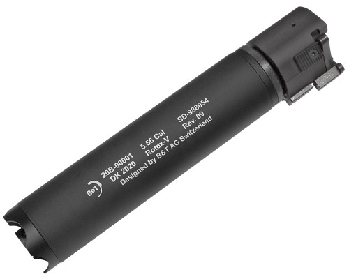 ASG B&T Rotex-V Barrel Extension/Mock Silencer - Black (19561)