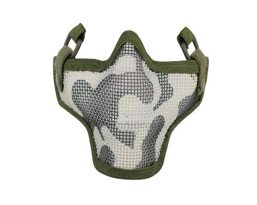 1G Strike Steel Half Airsoft Mask - Jungle Camo