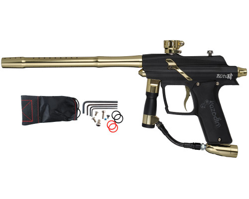 Azodin Blitz 4 Paintball Gun - Dust Black/Polished Gold