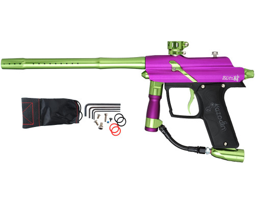Azodin Blitz 4 Paintball Gun - Dust Purple/Polished Green