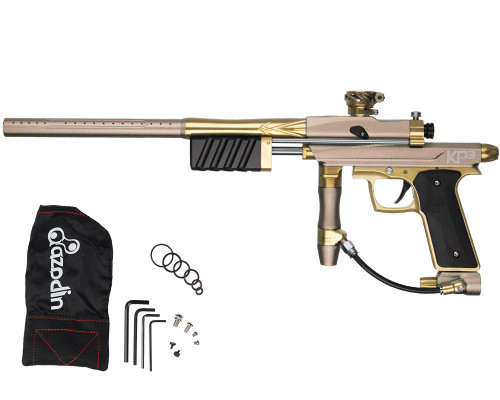 Azodin KP3 SE Kaos Pump Paintball Gun - Dust Earth/Polished Gold/Dust Gold