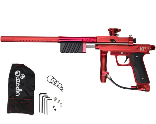 Azodin KP3 SE Kaos Pump Paintball Gun - Dust Light Red/Polished Red/Dust Red