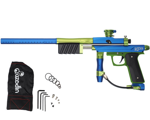 Azodin KP3 SE Kaos Pump Paintball Gun - Dust Blue/Polished Green/Dust Green