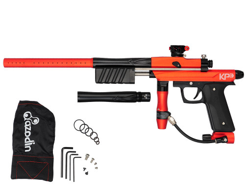 Azodin KP3 SE Kaos Pump Paintball Gun - Dust Orange/Polished Black/Dust Black