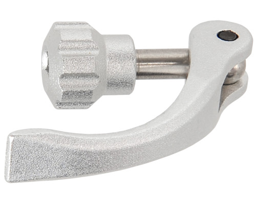 Azodin Clamping Feed Neck Lever w/ Sprocket Screw - Dust Silver