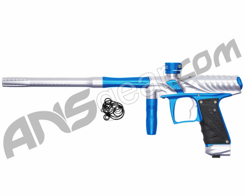 Bob Long Insight NG Paintball Gun - Silver/Blue Bob Long Insight NG Paintball Gun - Silver/Blue