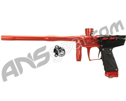 Bob Long 2011 Victory V2 T-Rex Paintball Gun w/ V-COM Engine - L.E. Black/Red Fade