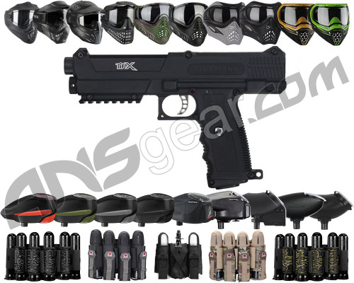 Build Your Own Holiday Bundle Gun Kit - Tippmann TiPX Pistol - Black/Black