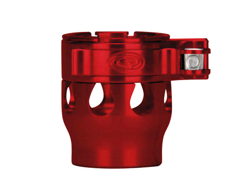 Custom Products Clamping Feed Neck - Autococker/Bob Long Thread - Red