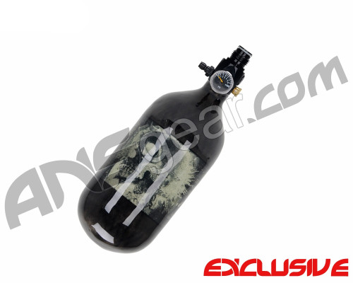 Crossfire SS Graffiti Series Carbon Fiber Compressed Air Tank 45/4500 - Smoked Out