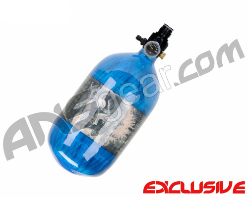 Crossfire SS Graffiti Series Carbon Fiber Compressed Air Tank 68/4500 - Candy Blue