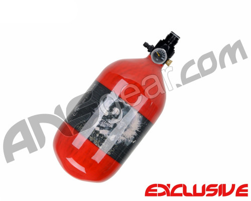 Crossfire SS Graffiti Series Carbon Fiber Compressed Air Tank 68/4500 - Red