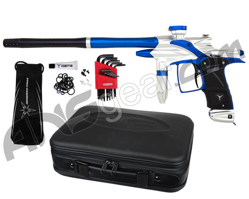 Dangerous Power Fusion Elite Paintball Gun - Silver/Blue Dangerous Power Fusion Elite Paintball Gun - Silver/Blue