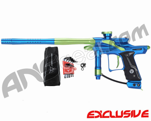 Dangerous Power Fusion FX Paintball Gun - Blue/Neon Green