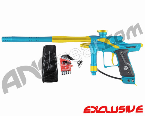 Dangerous Power Fusion FX Paintball Gun - Teal/Yellow