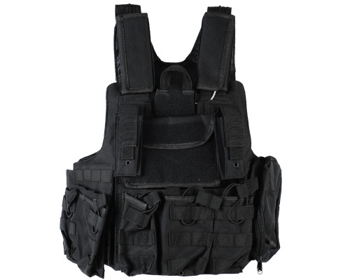 Defcon Gear 900 Denier Complete CFR Carrier Airsoft Vest - Black