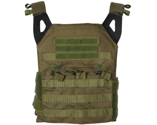 Defcon Gear Low Profile Plate Carrier Airsoft Vest - Olive Drab