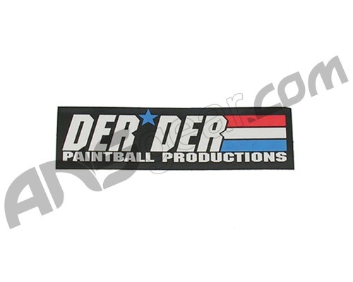 Der Der Flag Sticker - 7 1/2" x 2 1/4"
