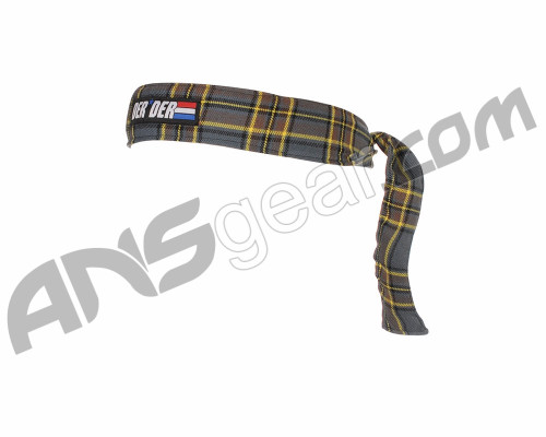 Der Der Headband - Grey Plaid