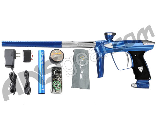 DLX Luxe 2.0 Paintball Gun - Blue/Clear