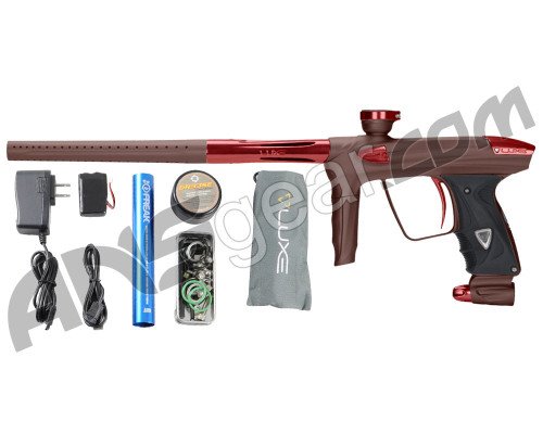 DLX Luxe 2.0 Paintball Gun - Dust Brown/Red