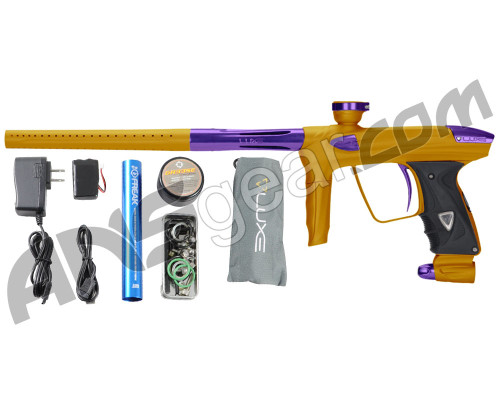 DLX Luxe 2.0 Paintball Gun - Dust Gold/Purple