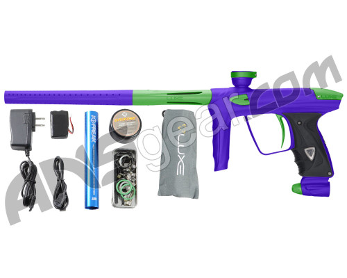 DLX Luxe 2.0 Paintball Gun - Dust Purple/Dust Slime Green