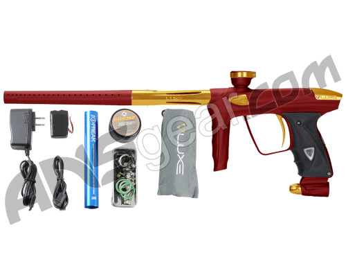 DLX Luxe 2.0 Paintball Gun - Dust Red/Gold