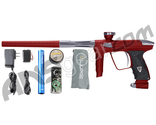 DLX Luxe 2.0 Paintball Gun - Dust Red/Pewter