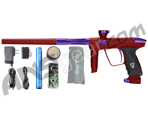 DLX Luxe 2.0 Paintball Gun - Dust Red/Purple