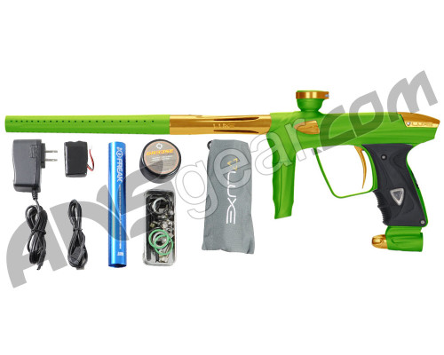 DLX Luxe 2.0 Paintball Gun - Dust Slime Green/Gold