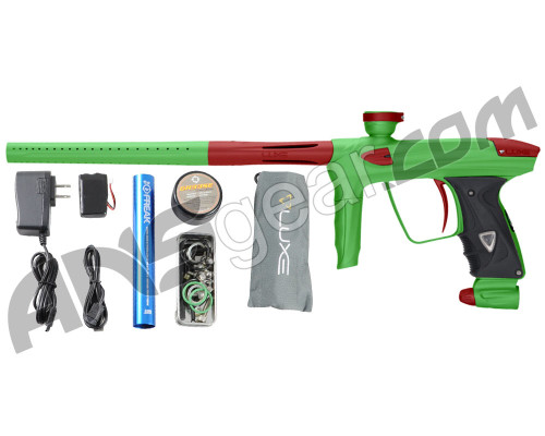 DLX Luxe 2.0 Paintball Gun - Dust Slime Green/Dust Red