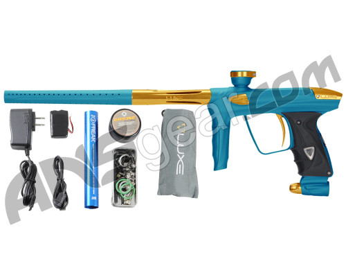 DLX Luxe 2.0 Paintball Gun - Dust Teal/Gold