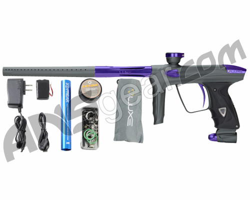 DLX Luxe 2.0 Paintball Gun - Dust Titanium/Purple