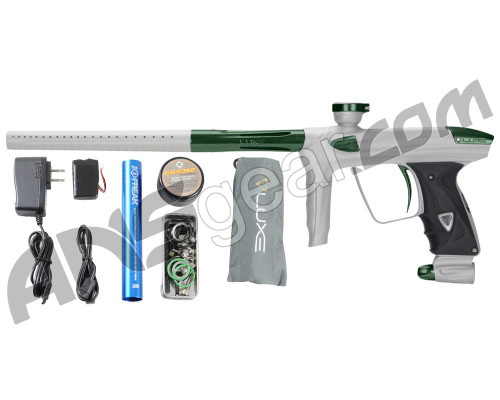 DLX Luxe 2.0 Paintball Gun - Dust White/British Racing Green