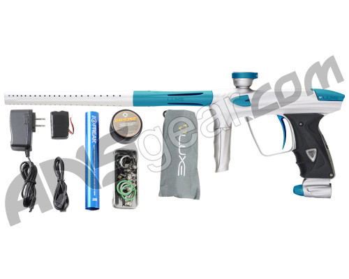 DLX Luxe 2.0 Paintball Gun - Dust White/Teal