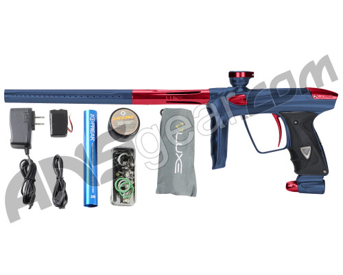 DLX Luxe 2.0 Paintball Gun - Gun Metal/Red