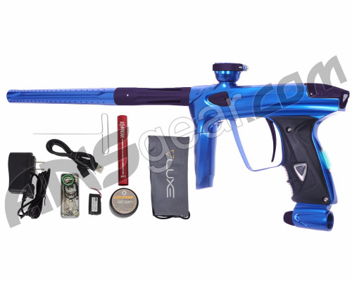 DLX Luxe 2.0 OLED Paintball Gun - Blue/Dust Eggplant