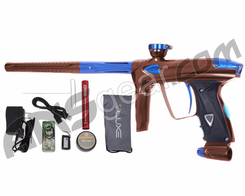 DLX Luxe 2.0 OLED Paintball Gun - Brown/Blue