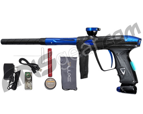 DLX Luxe 2.0 OLED Paintball Gun - Carbon Fiber/Blue