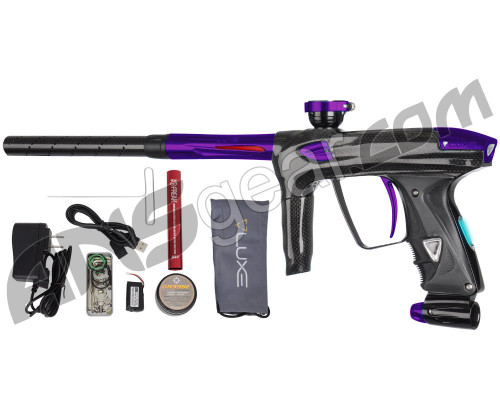 DLX Luxe 2.0 OLED Paintball Gun - Carbon Fiber/Eggplant