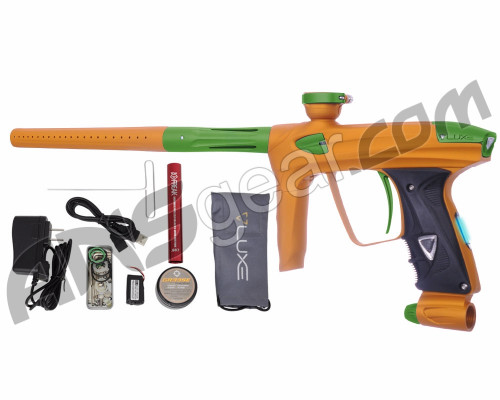 DLX Luxe 2.0 OLED Paintball Gun - Dust Gold/Dust Slime Green